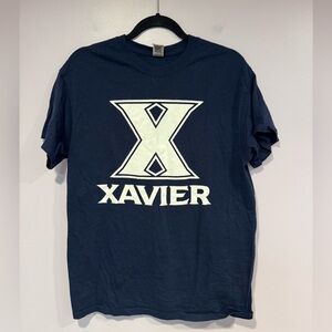Gildan Xavier University logo Shirt in Deep Blue
